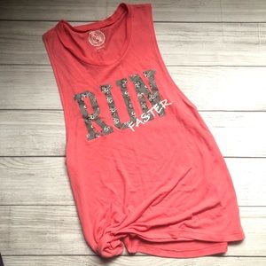 SO | Run Faster Floral Muscle Tank
